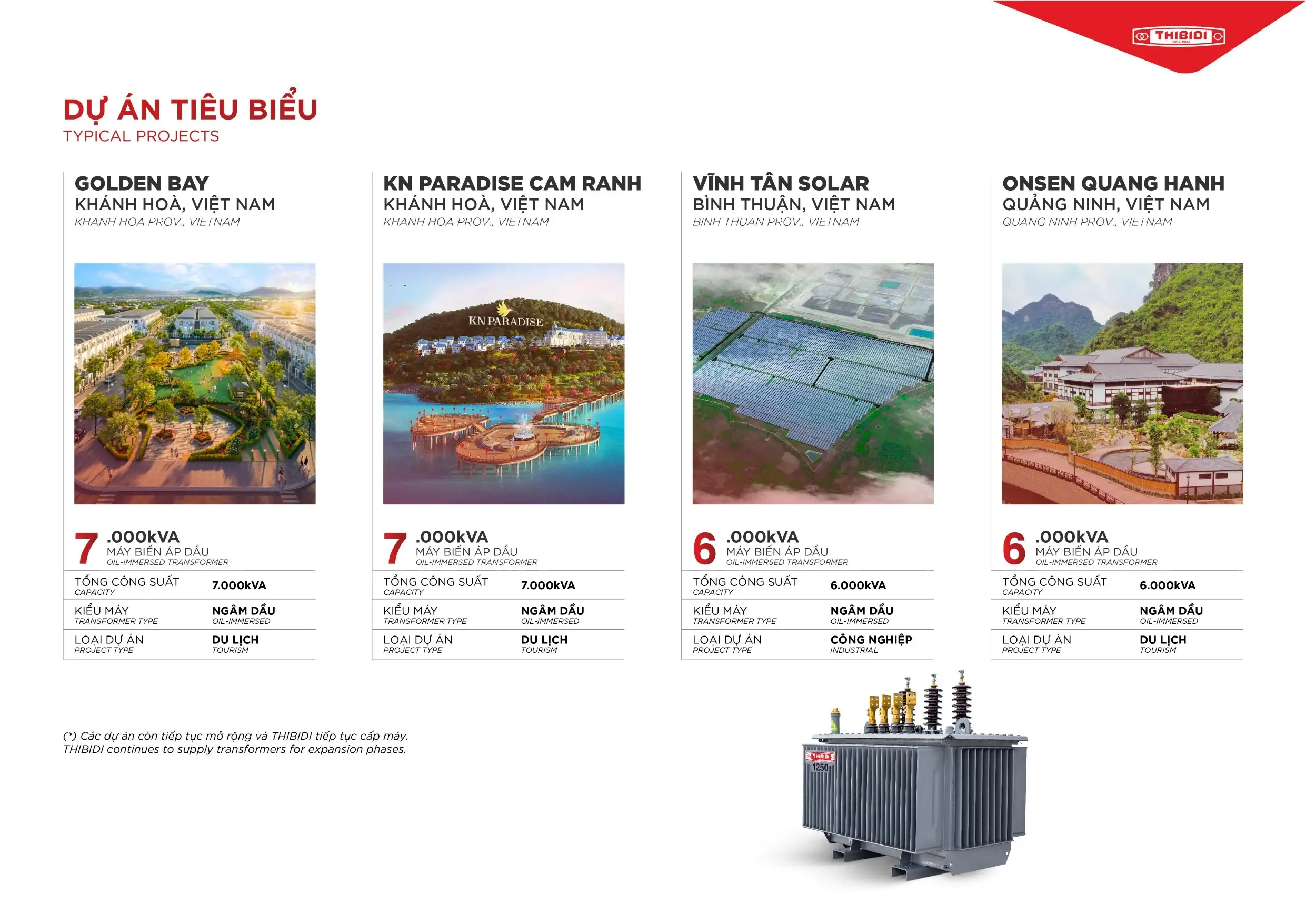 Dự án sử dụng máy biến áp dầu 3 pha thibidi (2)