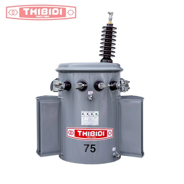 Máy biến áp là gì? Cấu tạo và nguyên lý hoạt động của máy biến áp Máy biến áp dầu 1 pha THIBIDI