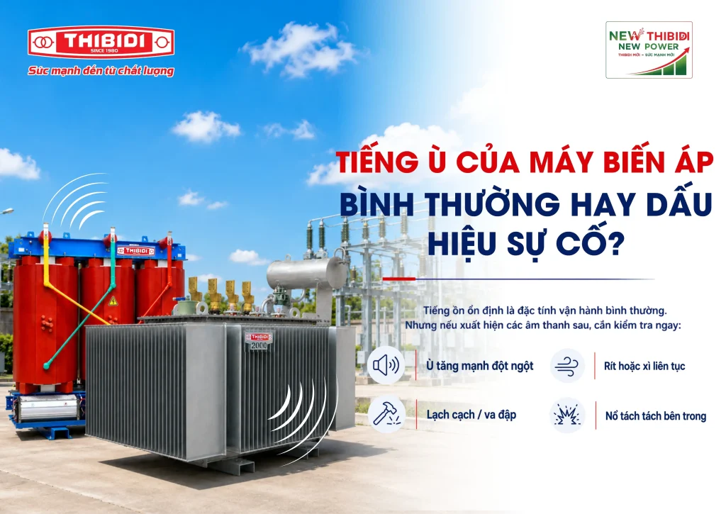 Tại sao máy biến áp phát ra tiếng ù khi hoạt động? Tiếng ù của máy biến áp nói lên điều gì