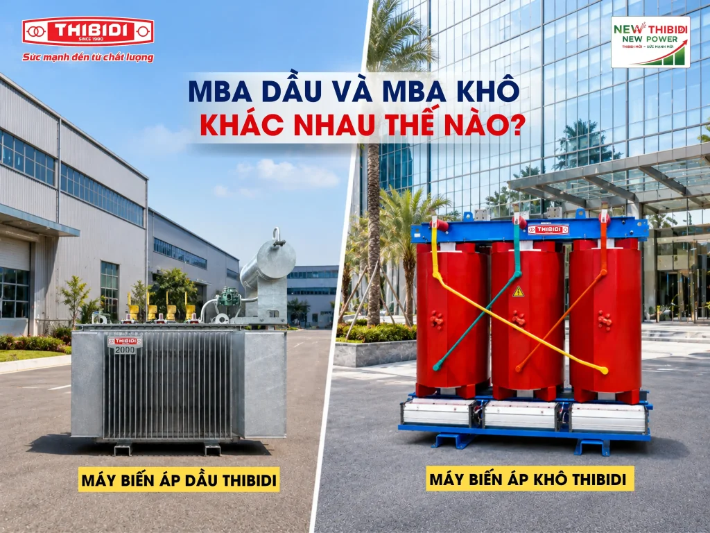 Máy biến áp dầu và máy biến áp khô khác nhau như thế nào?