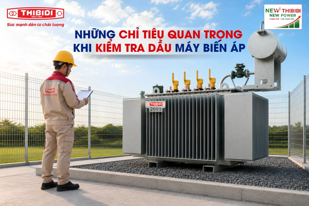 Những chỉ tiêu quan trọng khi kiểm tra dầu máy biến áp