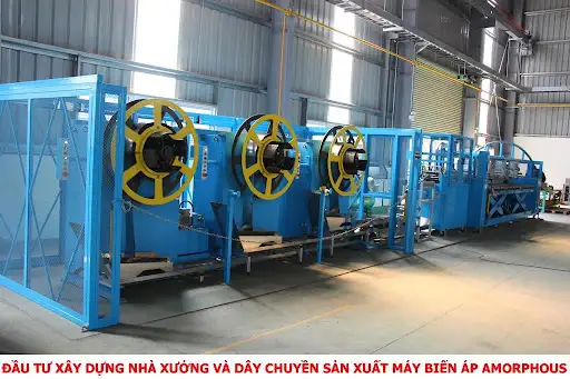 THIBIDI đầu tư xây dựng nhà xưởng và dây chuyền sản xuất máy biến áp amorphous từ năm 2013