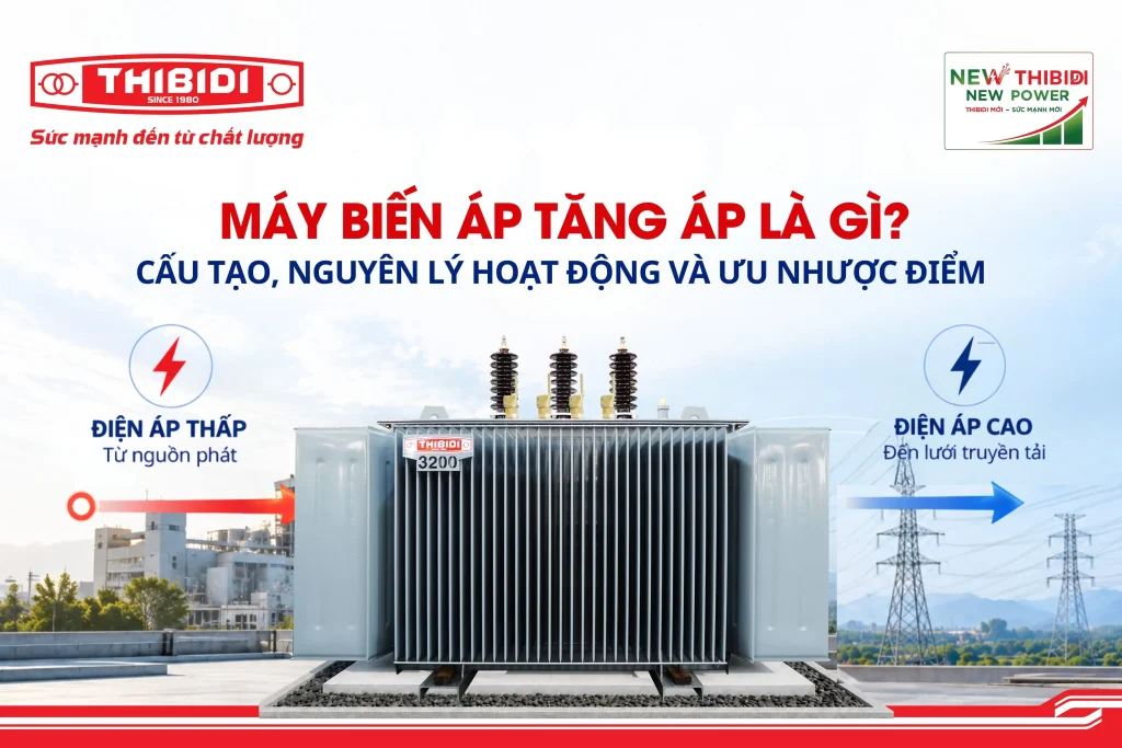 Máy biến áp tăng áp là gì?