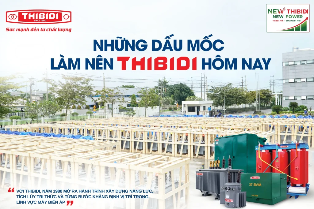 Những dấu mốc làm nên THIBIDI hôm nay