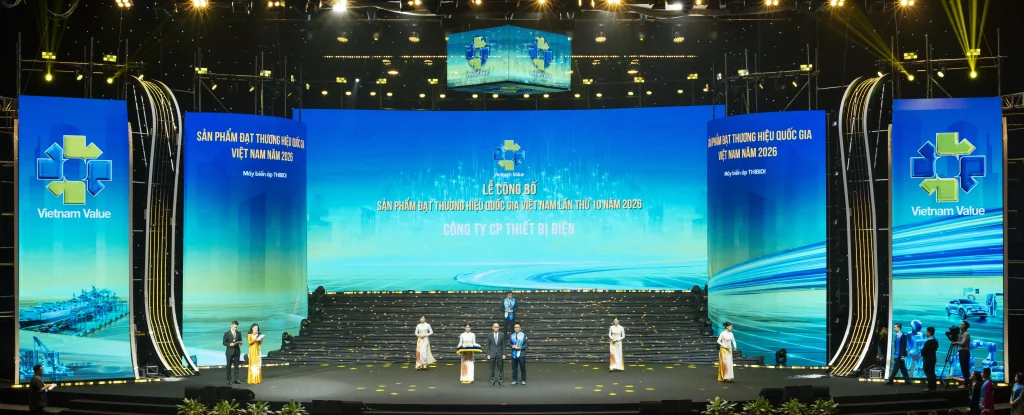 THIBIDI 6 lần liên tiếp đạt Thương hiệu quốc gia Việt Nam 2026 THIBIDI 6 lần liên tiếp đạt Thương hiệu quốc gia Việt Nam 2026